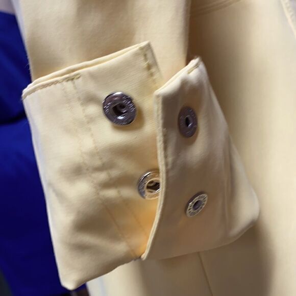 Talbots Petite Yellow All Weather Jacket Size Small Petite - Picture 9 of 11